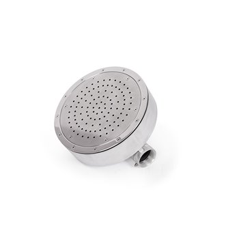 plaque de massage geyser ronde en inox