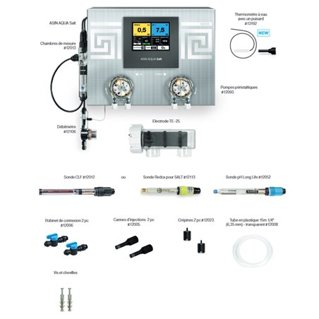 Aseko électrolyseur et régulation ph piscine