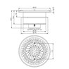 FLAT STAINLESS STEEL SUCTION NOZZLE