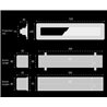 PROJECTEUR LINEAIRE A LED 502