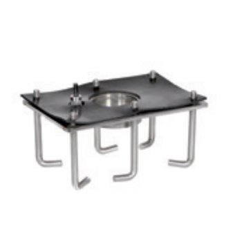 kit fixation douche inox