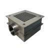 SQUARE STAINLESS STEEL BOTTOM DRAIN