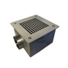 SQUARE STAINLESS STEEL BOTTOM DRAIN