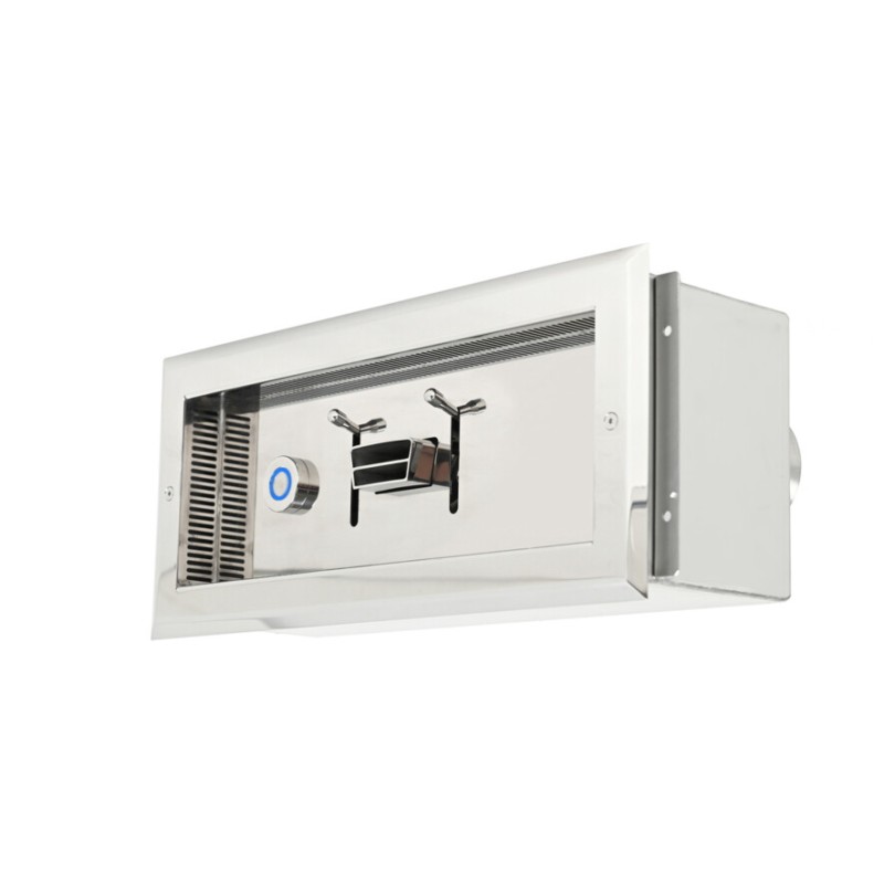 Rectangular piezo counter-current swimming system