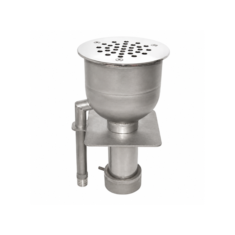 AIR-WATER MASSAGE NOZZLE WITH WALL CONDUIT